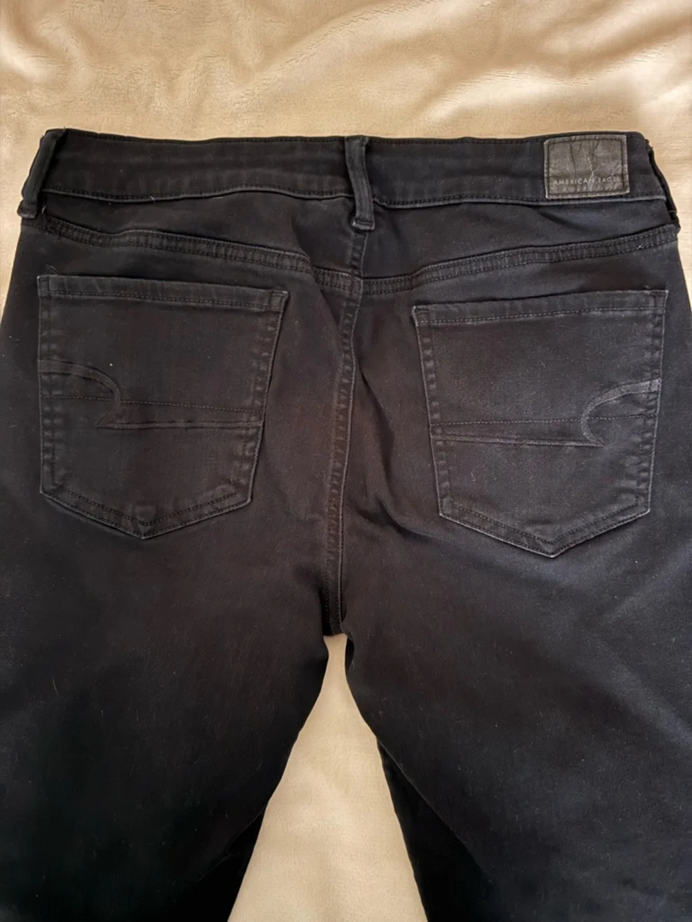 American Eagle 12S Black Jeggings - Picture 8 of 8